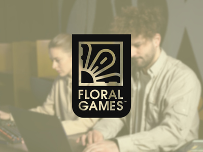 Floral Games - Game Development Studio brand brand showcase branding branding identity design designer gamestudio graphic design illustator logo logodesign logomark studio