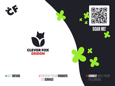 🦊CLEVER FOX DESIGN - brand identity adobe branding checkout cleverfoxdesign contentcreator design foxlogo graphicdesign illustration logo lovegraphicdesign lovemyjob openforbusiness services socialmedia ui ux visualidentity webdesign