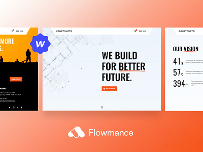 Constructo – Construction Webflow Template agency template construction webflow template webflowtemplate websitedesign