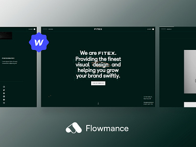 Fitex – Digital Webflow Template agency template webflow template webflowtemplate websitedesign