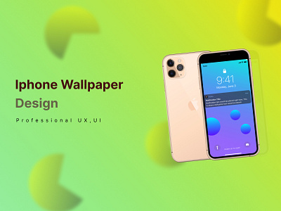 Iphone wallpaper design UX,UI app design ui