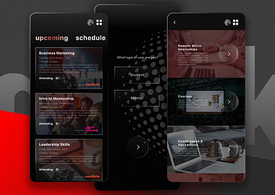 Ed-Tech Mobile Application app branding design graphic design ui ux
