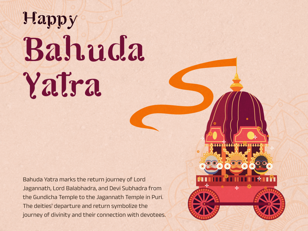 Bahuda Yatra Poster By Kalinga Kumar Khatua On Dribbble