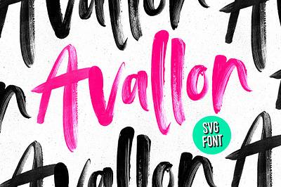 Avallon OpenType-SVG Font app branding design graphic design illustration logo typography ui ux vector