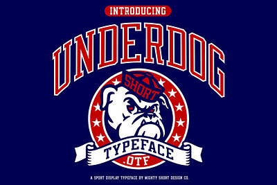 Underdog Typeface app branding design graphic design illustration logo typography ui ux vector