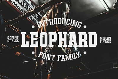 Leophard Font Family app branding design graphic design illustration logo typography ui ux vector