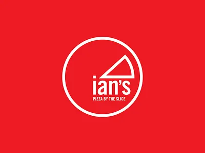 Ian's Pizza branding design graphic design logo web design