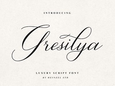 Gresilya | Calligraphy Script beautiful font best seller font branding branding font calligraphy font calligraphy script chic font crafter cricut font cursive calligraphy cursive font elegant script font graphic design handwriting handwritten font invitations font modern script font social media post website wedding font