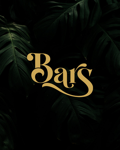 BARS Skincare Logo brand branding design gold graphic design identity logo simple skincare typography