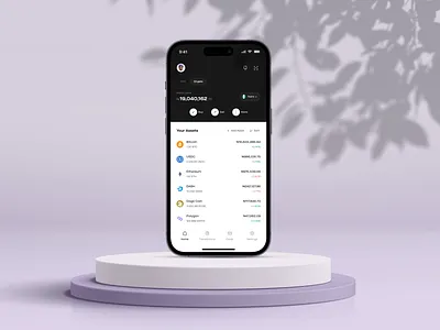 Omni - Crypto Assets blockchain cryptocurrency design figma fintech product design ui web3