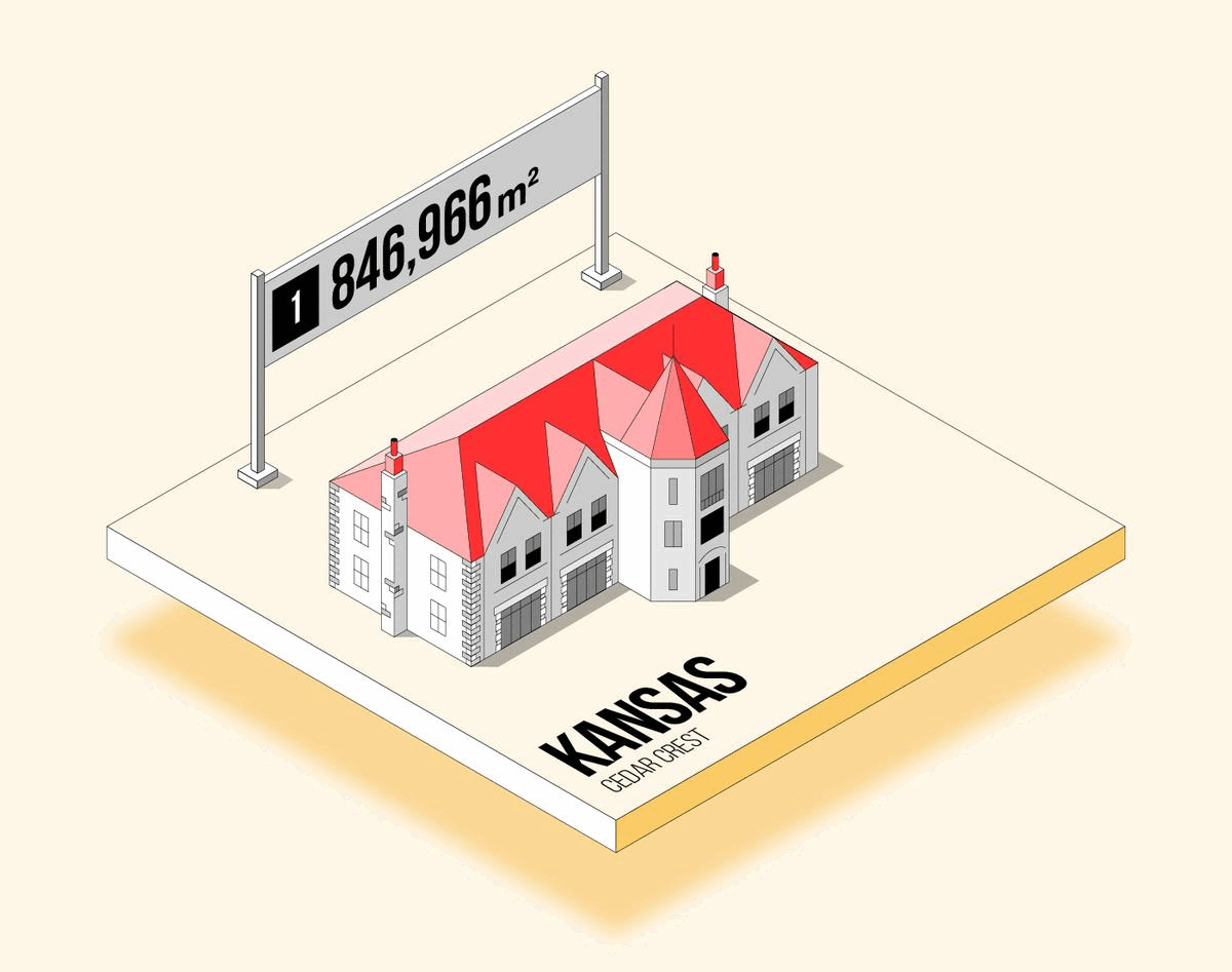The Top 20 US Governor Houses architecture axonometric design governor house icon illustration infographic isometric usa vector