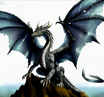 Majestic Dragon clip art design graphic design illustration