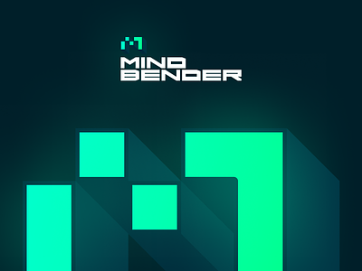 MindBender VR Arcade gaming company Brand Identity Design apple vision pro ar arcade arcade gaming brand identity branding business design game game company branding gaming identity logo logodesign meta nft symbol vision pro vr vr gaming