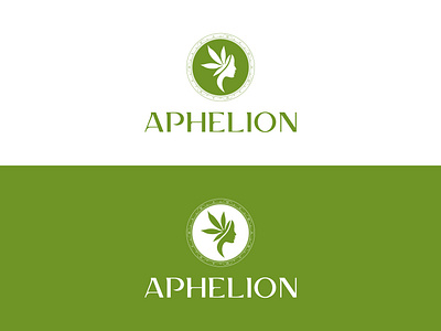 Aphelion Logo: Goddess of Gardens aphelion aphelion logo blossoms flowers gardens graphic design greek goddess logo logo design mythology