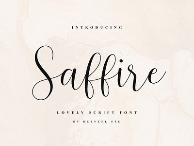 Saffire | Lovely Script Font beautiful font best seller font branding branding design calligraphy font calligraphy script font crafter crafter font cricut font cursive font elegant script graphic design invitations font logos font lovely script font modern script script font social media website wedding script font