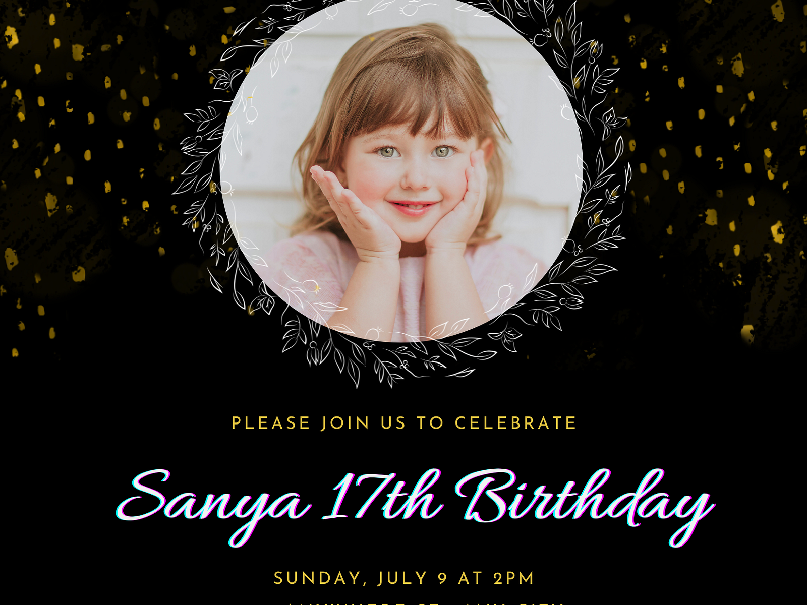 Birthday Template (CANVA)... by Pallavi on Dribbble