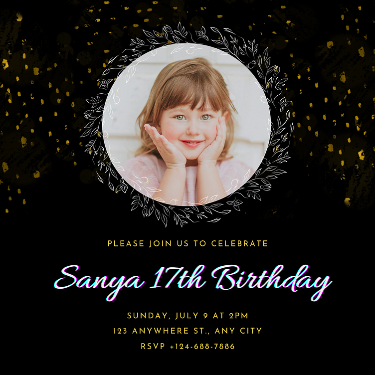 Birthday Template (CANVA)... by Pallavi on Dribbble