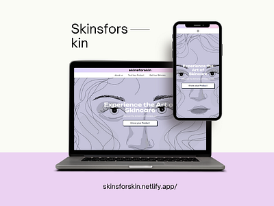 Skinsforskin color colorful design inspiration inspo minimalist skin skincare website