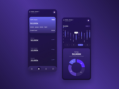 Finance Dark theme UI Design branding creative creative design creativity dark theme design figmadesign finance finance dark theme ui design illustration logo mobile app ui uiux ux