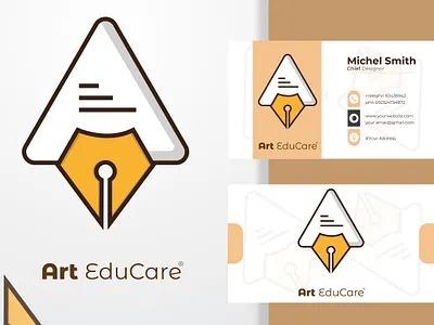 Art Educatiob 3d animation app art art logo logofolio best logo brand identity branding design graphic design illustration logo design motion graphics