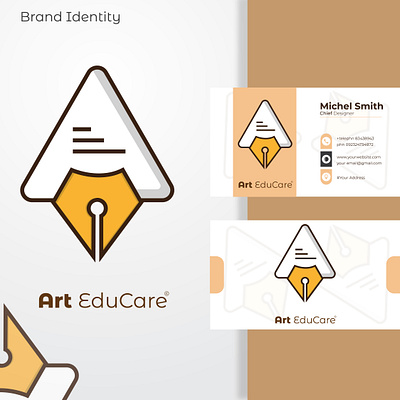 Art Educatiob 3d animation app art art logo logofolio best logo brand identity branding design graphic design illustration logo design motion graphics