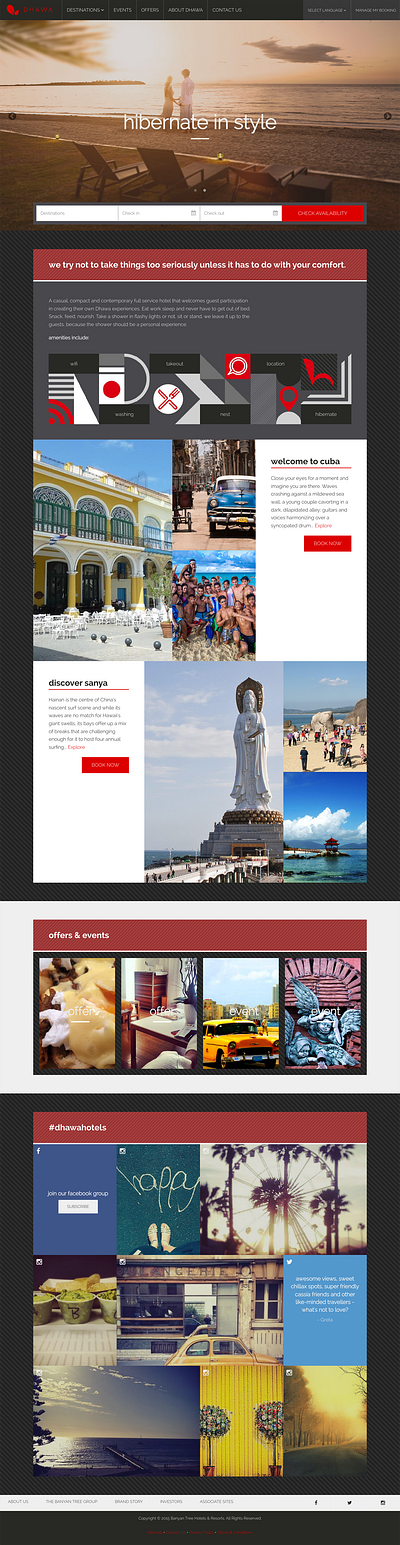 Dhawa Hotel booking hospitality hotel luxury responsive design travel web design web development