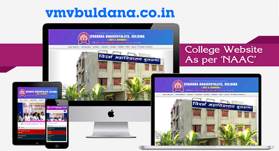 Website - vmvbuldana.co.in branding graphic design logo ui