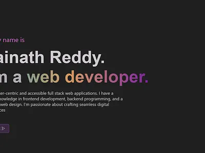 Simple Portfolio UI ui