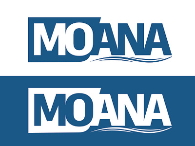 MOANA Brand Logo Design branding design graphic design illustration logo typography