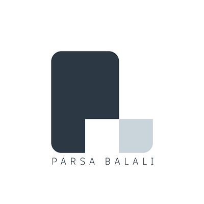 Parsa Balali Logo Light BG branding design graphic design illustration logo typography