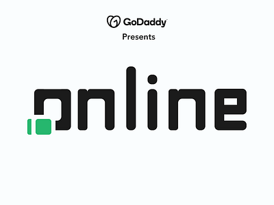 Celebrating 10 Years of .Online with GoDaddy! branding celebrating clean concept graphic design logo motion graphics