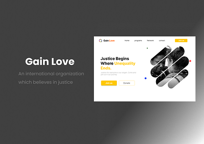 Gain Love Design best ui design figma mokeup ui web design