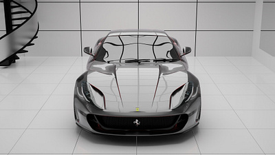 Ferrari 820 SuperFast 3d 3dart 3dcar 3ddesign 3dmodel 3dwork blender car ferrari ferrari820 ferraricar graphic design