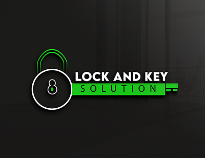 Business logo for Lock and Key solution 3d business logo 3d logo business logo creative logo graphic design illustrator illustrator design logo minimal logo modern logo professional logo vector