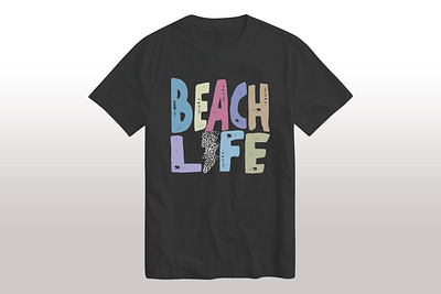 Beach Life beach beachlife custom custom t shirt design life retro shirt typography vector vintage