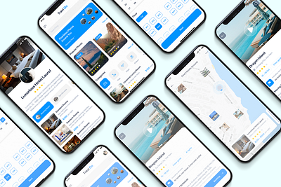 Travi Go: Hotel Booking Application application design ui ux