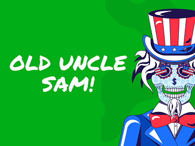 Happy Independence Day dear United States 🗽 art design illustration uncle unclesam vector