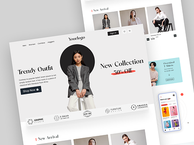 Fashion Ecommerce Landing Page designs, themes, templates and ...