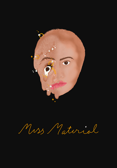 Miss Material conceptual design drawing illustration monster sketch visual design