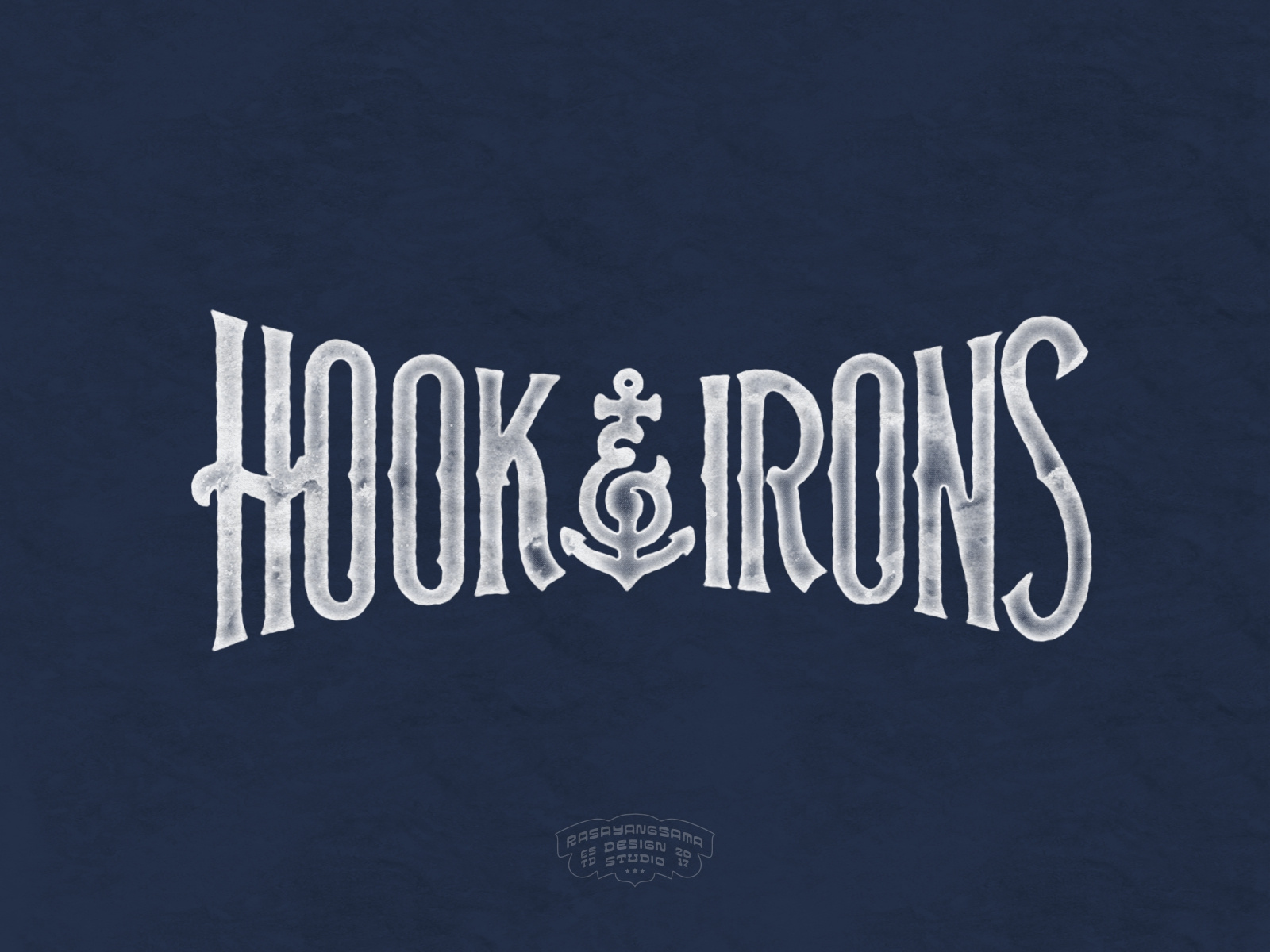 Lettering Hook & Irons by Rasayangsama Design Studio on Dribbble