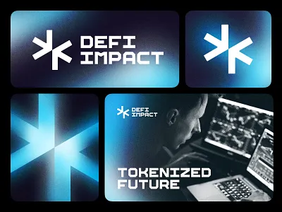 DEFI IMPACT LOGO artwork branding defi illustration impact logo logodesign logosale sale visual visualdesign