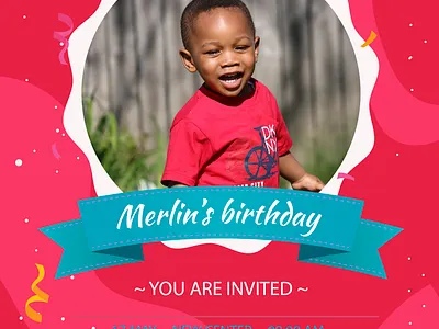 Birthday Card (Cherry) graphic design
