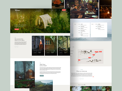 Wild vibes Hotel Booking design ui
