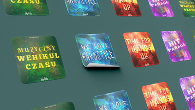 Set of stickers design labels stickers vinyl