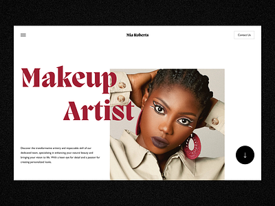 Makeup website design web webdesign website