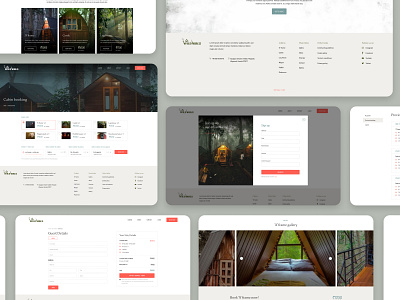 Wild vibes Glamping Booking Website ui