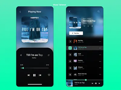 Music App UI Design 3d animation app branding design figma graphic design illustration logo motion graphics typography ui ux vector