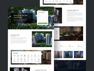 Landmark Landing Page ui