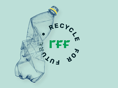 Recycleforfuture© Brand Identity Redesign badge branding graphic design nature nature friendly organic plants plastic recycling plastic waste recycle recycling visual identity