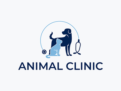 Animal Clinic: Logo for Pet Care Business animal care animal clinic animal clinic logo animal health animal hospital animal logo animal wellness logo logo design pet branding pet care pet clinic pet health pet services pet wellness veterinary care veterinary logo veterinary services